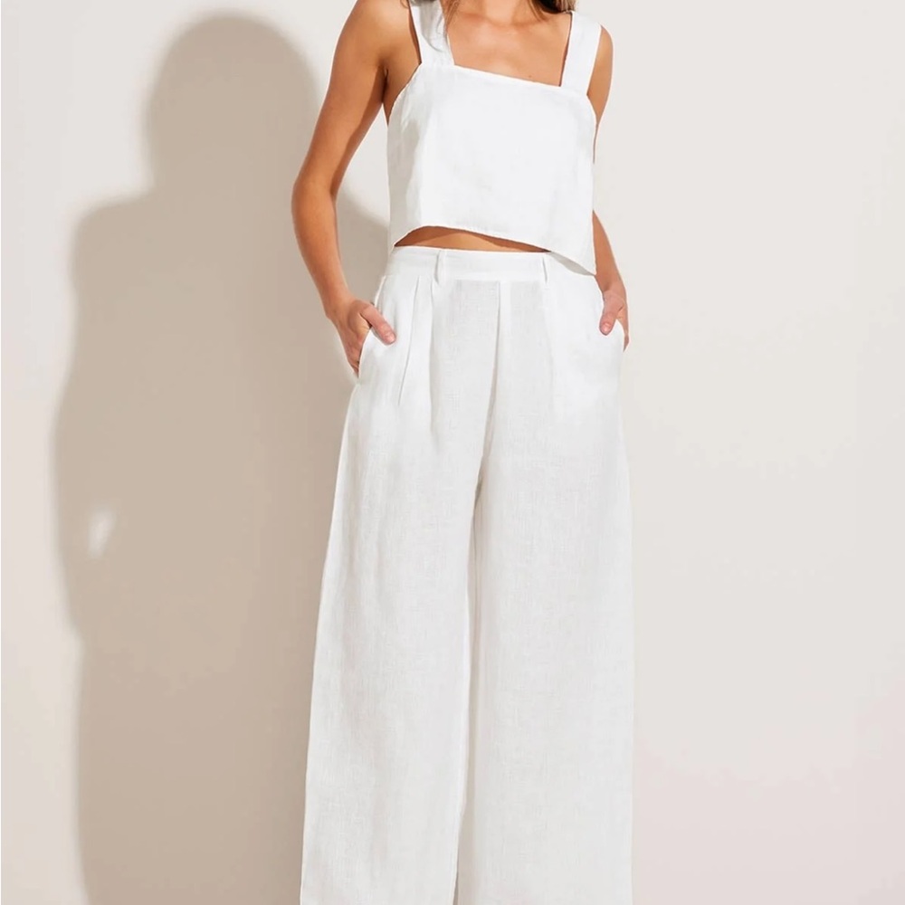 Vitamin A Women’s White Linen Set